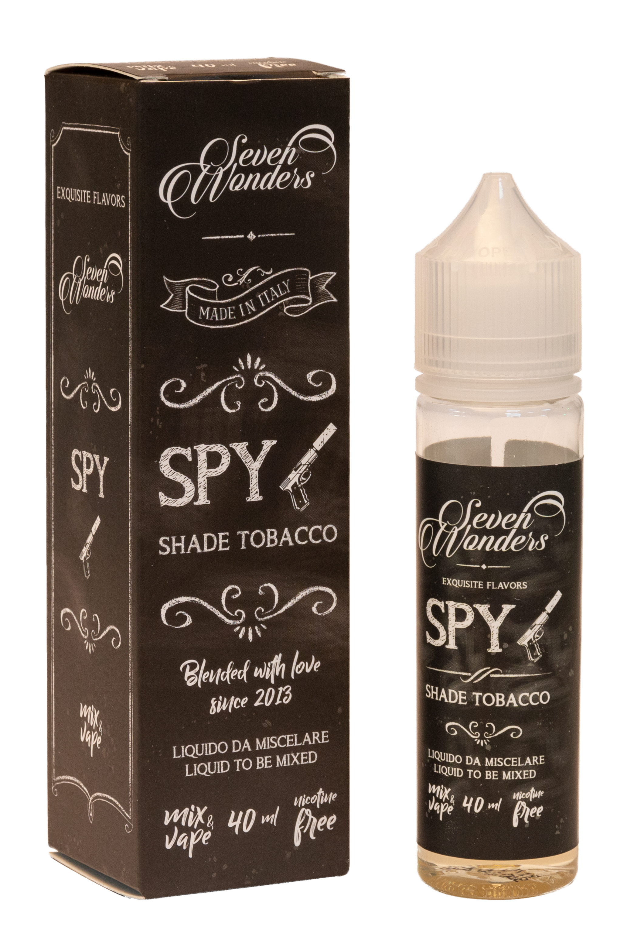 e d & f man liquid products italia s.r.l. Spy Seven Wonders Liquido Mix Vape 30ml main image 1